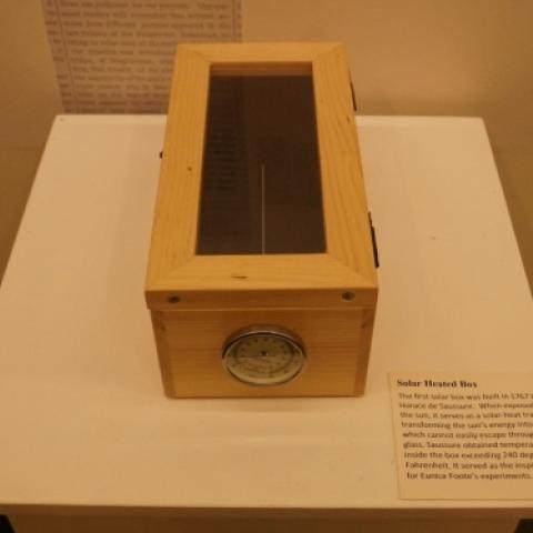 solar heated box