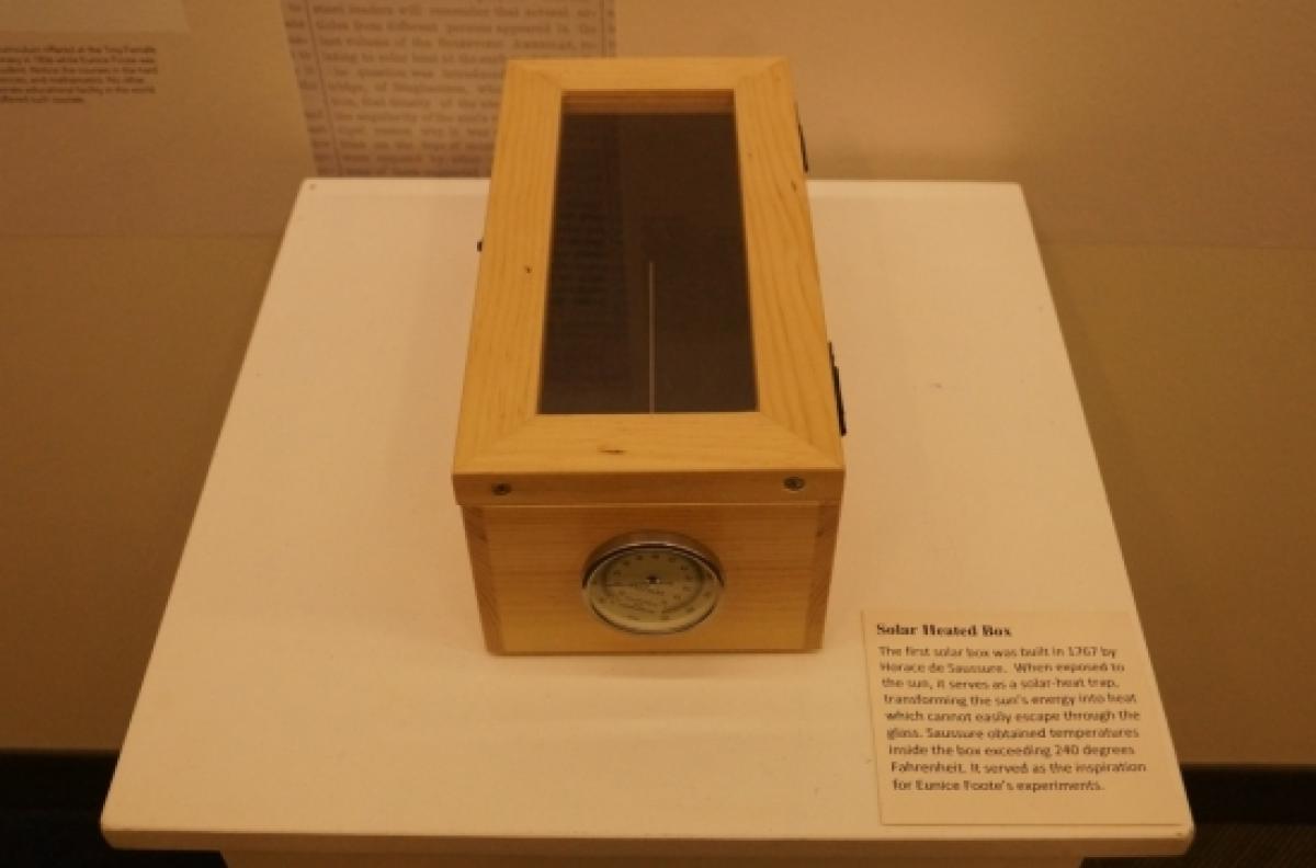 solar heated box